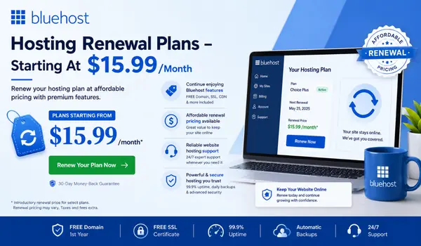 Bluehost Promo Code